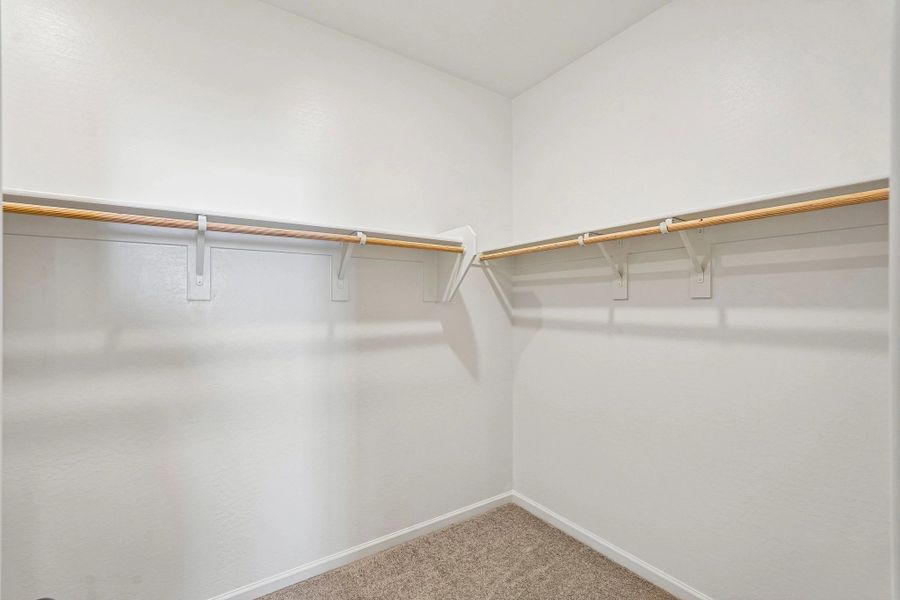 Primary walk in closet