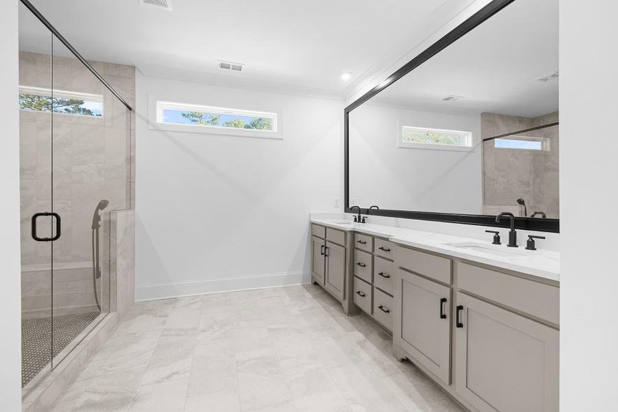 Furnished interior view inside a new home in Livingstone Park, Kennesaw (Image 10).