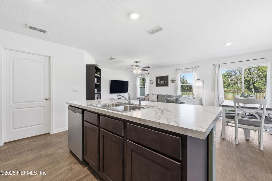 Furnished interior view inside a new home in Willow Springs, Green Cove Springs (Image 10).