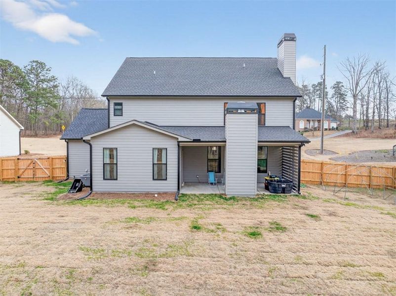Exterior details and patio area of a home in , Winder (Image 26). Exterior details and patio area of a home in , Winder (Image 26).