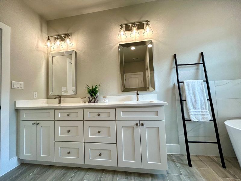 Primary bathroom Primary bathroom