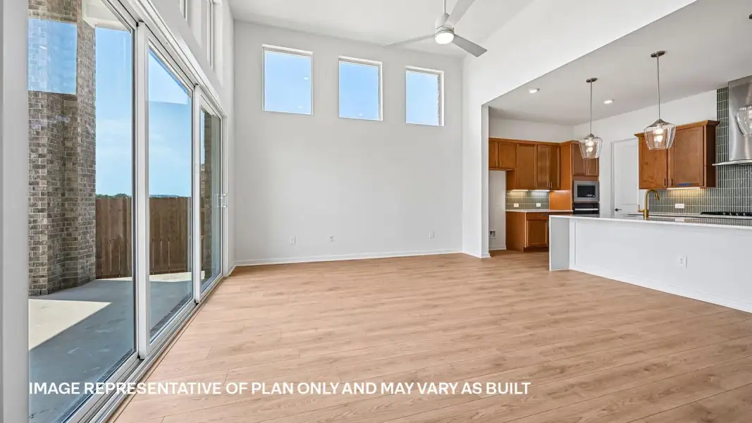 Spacious, unfurnished interior of a new home in The Enclave at Bar W Ranch, Leander (Image 23). Spacious, unfurnished interior of a new home in The Enclave at Bar W Ranch, Leander (Image 23).