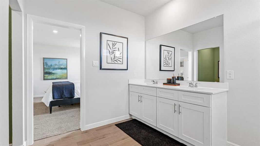 Furnished interior view inside a new home in Terra Trace, Fort Worth (Image 14).