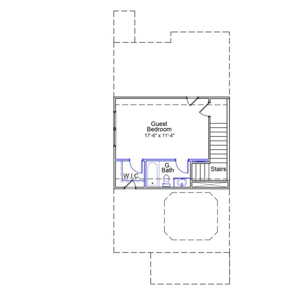2D floor plan layout of this home in Georgias Landing, Raleigh, NC (Image 6).