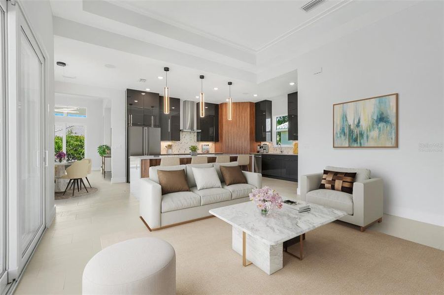 Furnished interior view inside a new home in Toscana, Palm Coast (Image 14).