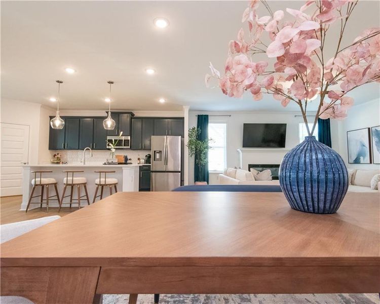 Furnished interior view inside a new home in Cooper's Walk, Loganville (Image 33).