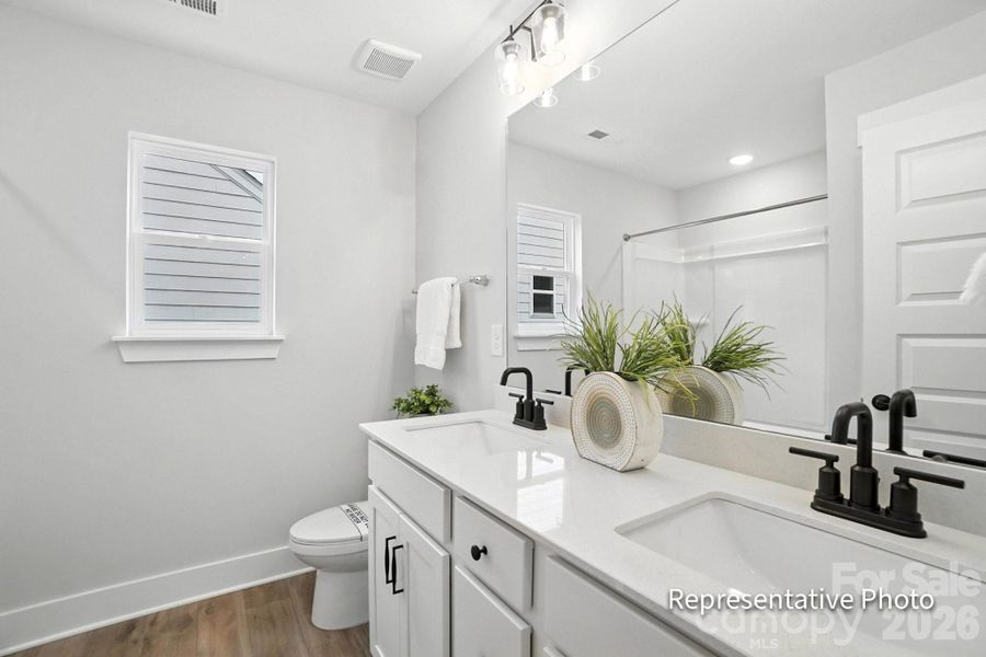 Furnished interior view inside a new home in Ashton Park, Monroe (Image 33).