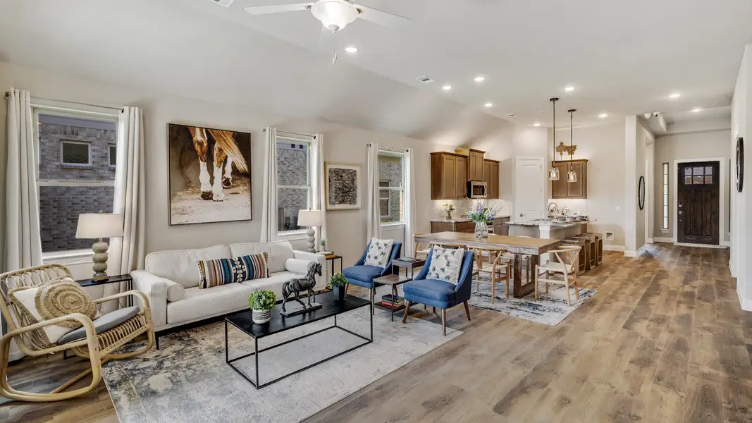 Furnished interior view inside a new home in Anna Ranch, Anna (Image 7).