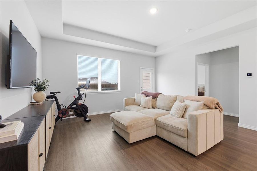 Furnished interior view inside a new home in , Cleburne (Image 11).
