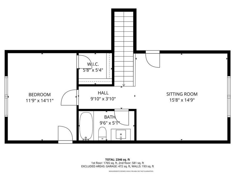 2D floor plan layout of this home in , Canton, GA (Image 7).