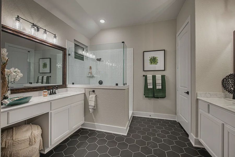 Image 16 representing the Kaylee by Chesmar Homes in Mesa Western, Cibolo, TX.