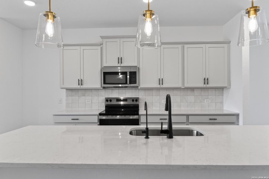 Furnished interior view inside a new home in Hennersby Hollow, San Antonio (Image 6).
