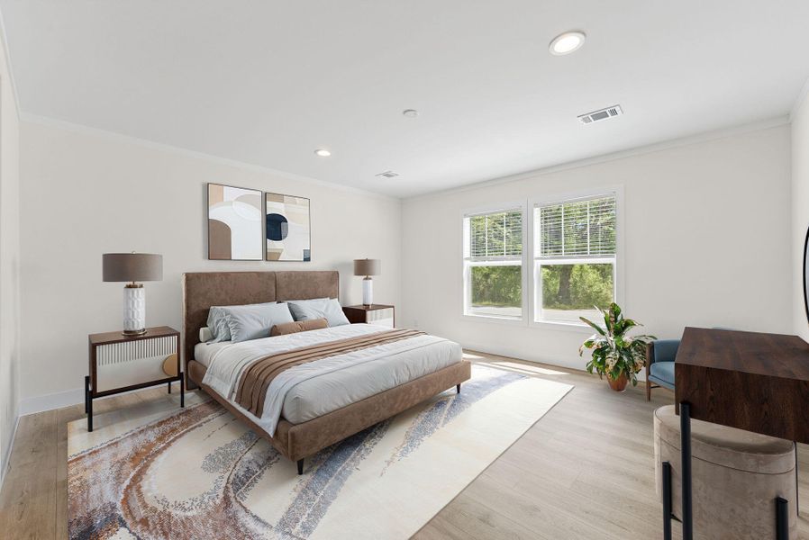 Furnished interior view inside a new home in , Ravenel (Image 8).