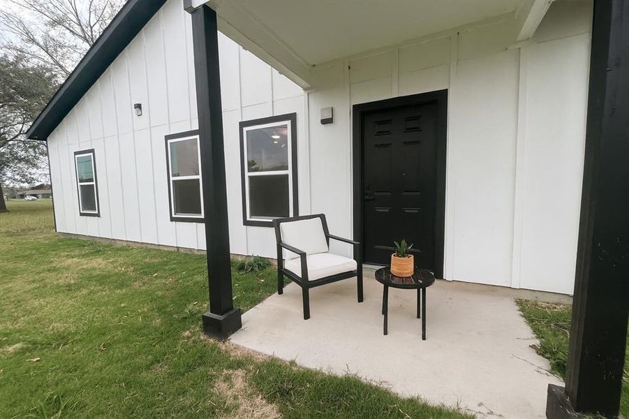 Exterior details and patio area of a home in , Gun Barrel City (Image 4). Exterior details and patio area of a home in , Gun Barrel City (Image 4).