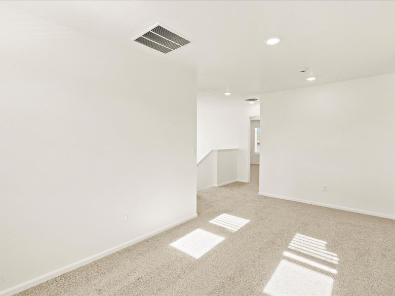 The Twin Peaks floorplan interior image taken at a Meritage Homes community in Colorado Springs, CO.