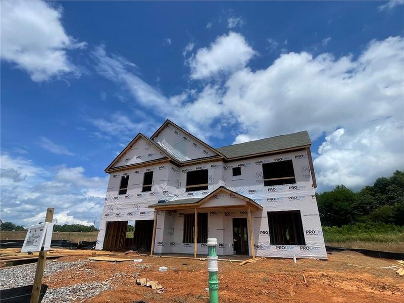 In-progress construction of a new home in Etowah Landing, Ball Ground, GA (Image 12).