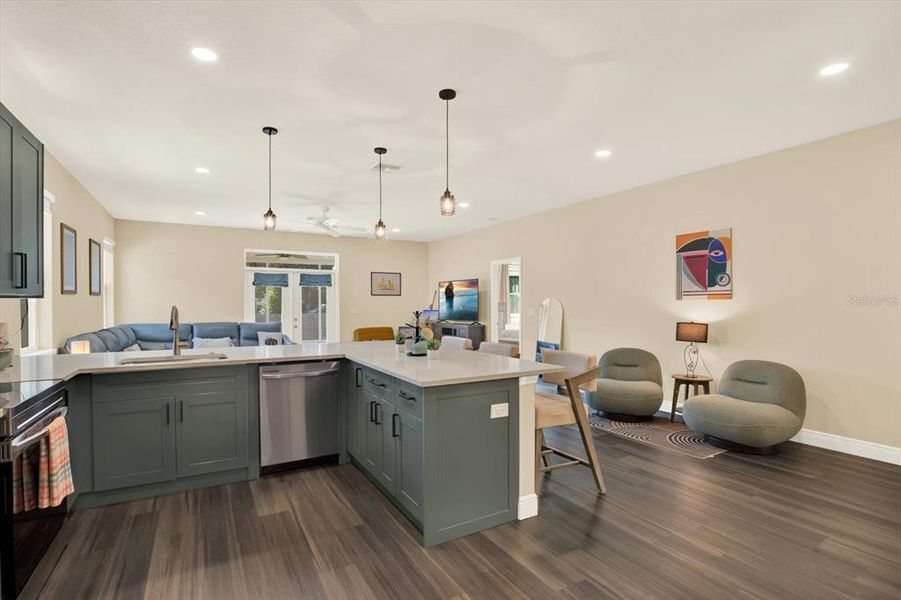 Furnished interior view inside a new home in , Tampa (Image 14).