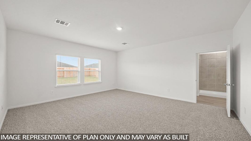 Spacious, unfurnished interior of a new home in New Waverly Station, New Waverly (Image 16).