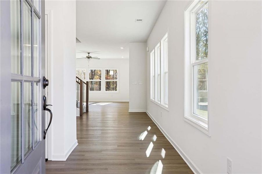 Spacious, unfurnished interior of a new home in Arbors at Richland Creek, Buford (Image 43). Spacious, unfurnished interior of a new home in Arbors at Richland Creek, Buford (Image 43).