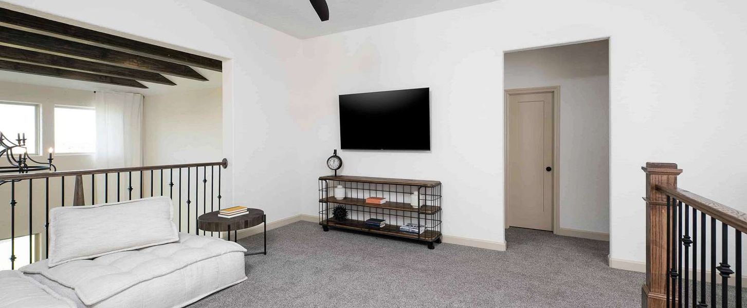 Representative furnished interior of a home built from the Bandera by Ashton Woods in Megan's Landing, Castroville (Image 6).