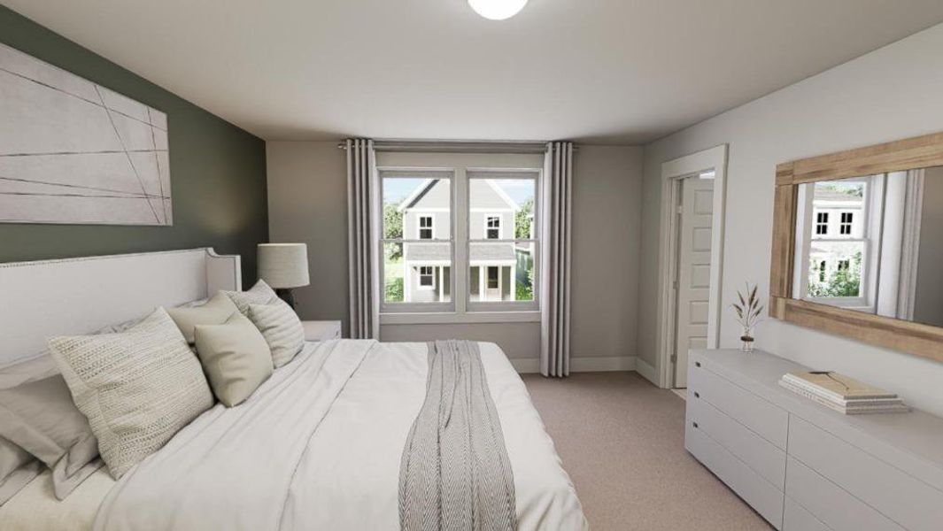 Furnished interior view inside a new home in The Preserve at Marks Creek, Knightdale (Image 6).