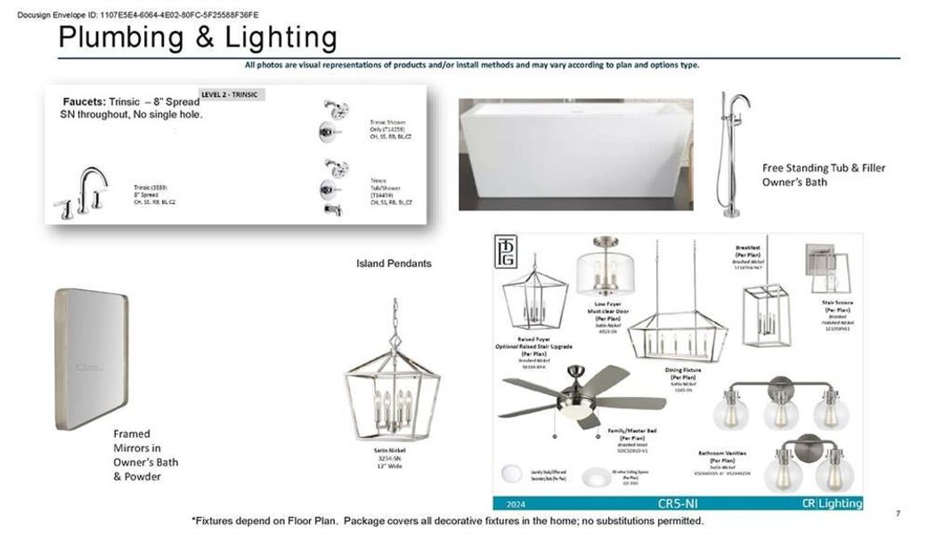 Design selections for Hardwood floor, carpet (in all bedrooms), laundry tile, stair balusters, interior paint