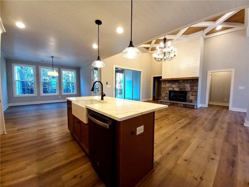 Furnished interior view inside a new home in , Temple (Image 19).