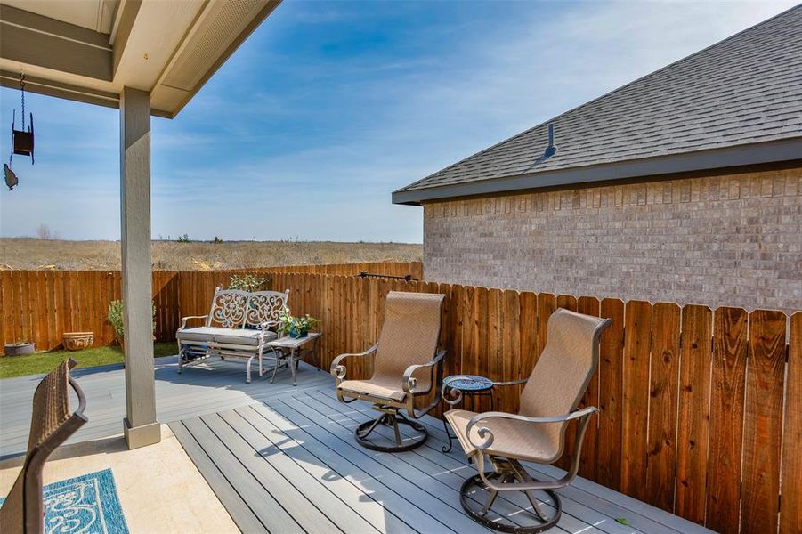 Exterior details and patio area of a home in Liberty Pointe, Gainesville (Image 21).