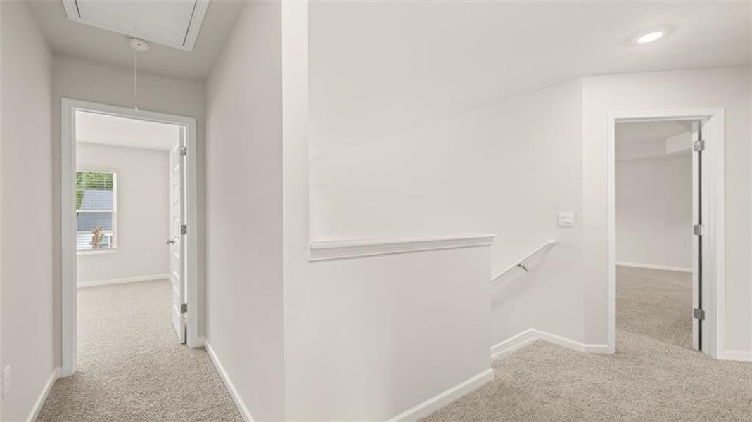 Spacious, unfurnished interior of a new home in Preserve at Dove Creek, Winder (Image 23).