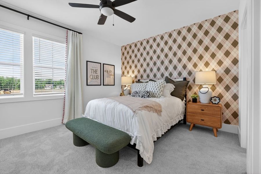 Representative furnished interior of a home built from the Santorini by Taylor Morrison in Towson Village, Peachtree City (Image 36).