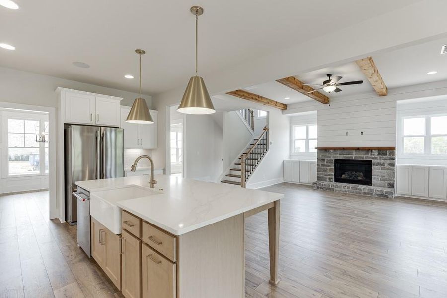 Furnished interior view inside a new home in , Buford (Image 7).