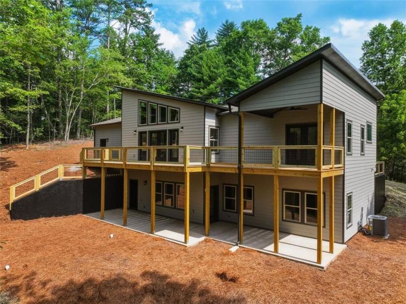 Exterior details and patio area of a home in , Ellijay (Image 30). Exterior details and patio area of a home in , Ellijay (Image 30).