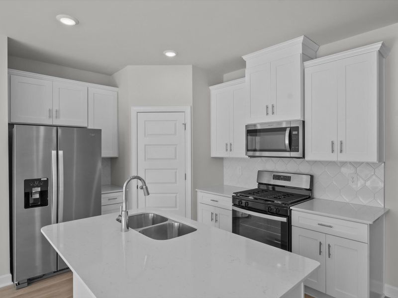 Furnished interior view inside a new home in Northbrook Village Townes, Taylors (Image 5).