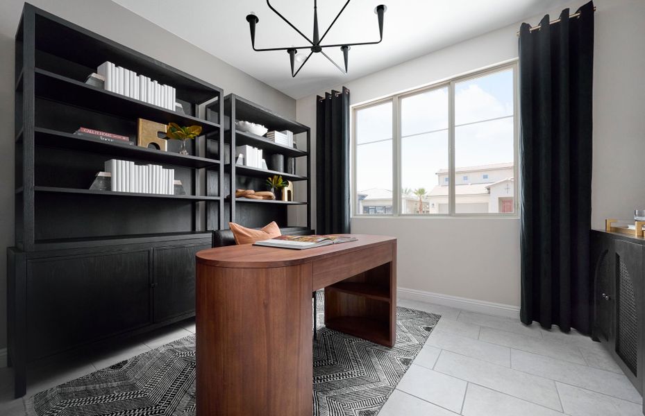 Representative furnished interior of a home built from the Kinsey by Del Webb in Sun City Festival, Buckeye (Image 6).
