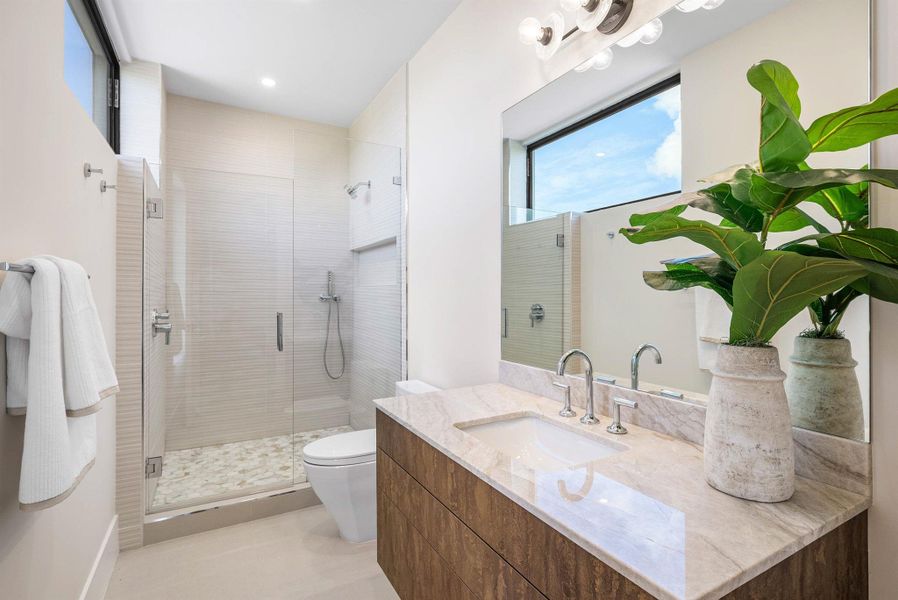 Furnished interior view inside a new home in , Boca Raton (Image 10).