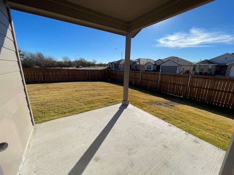 Patio - All Home and community information, including pricing, included features, terms, availability and amenities, are subject to change at any time without notice or obligation. All Drawings, pictures, photographs, video, square footages, floor plans, elevations, features, colors and sizes are approximate for illustration purposes only and will vary from the homes as built.