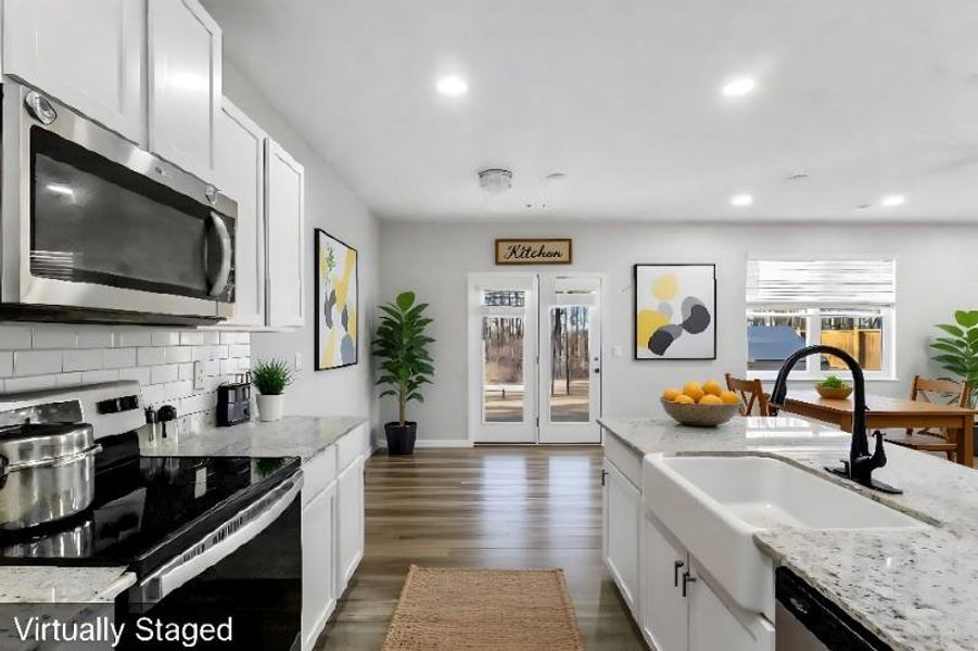 Furnished interior view inside a new home in , Dawsonville (Image 7).
