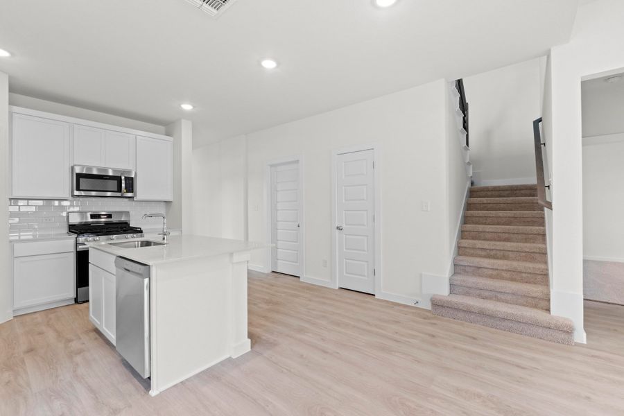 Furnished interior view inside a new home in Prairie Winds, Hutto (Image 15).