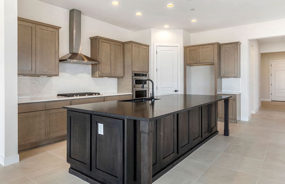 Furnished interior view inside a new home in Saguaro Reserve - Majesty, Marana (Image 10).