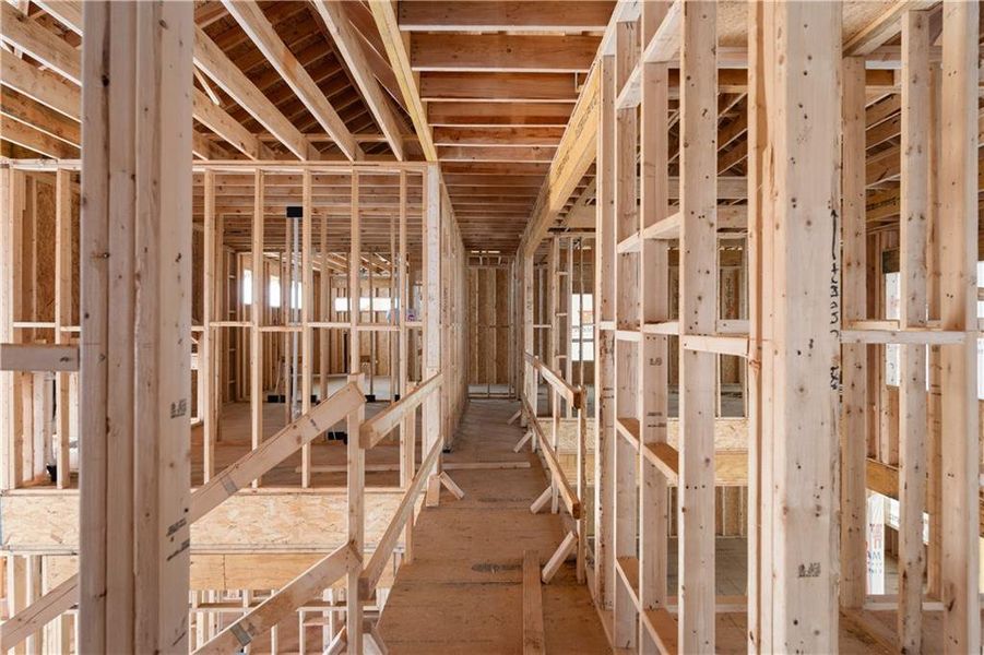 In-progress construction of a new home in , Fairburn, GA (Image 33).