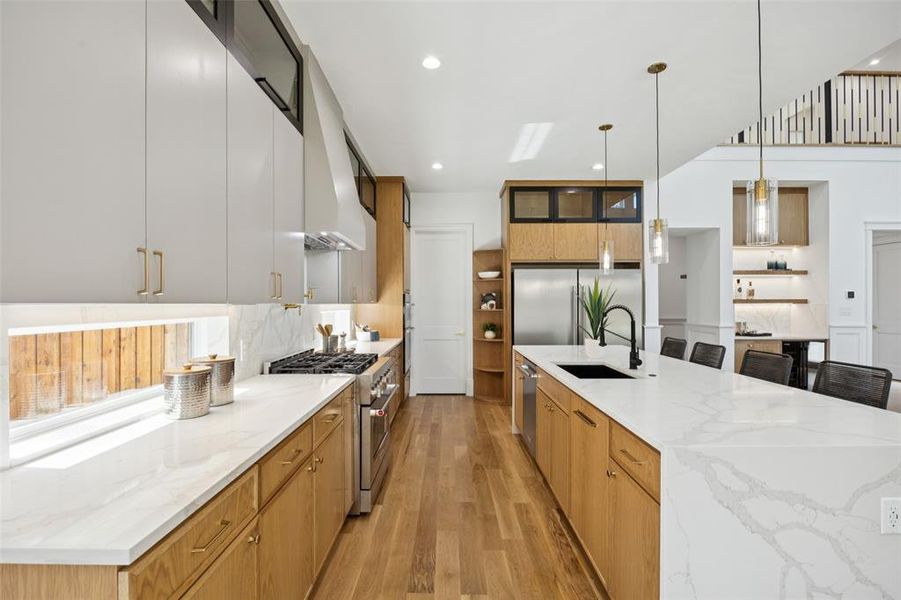 Furnished interior view inside a new home in , Dallas (Image 9).