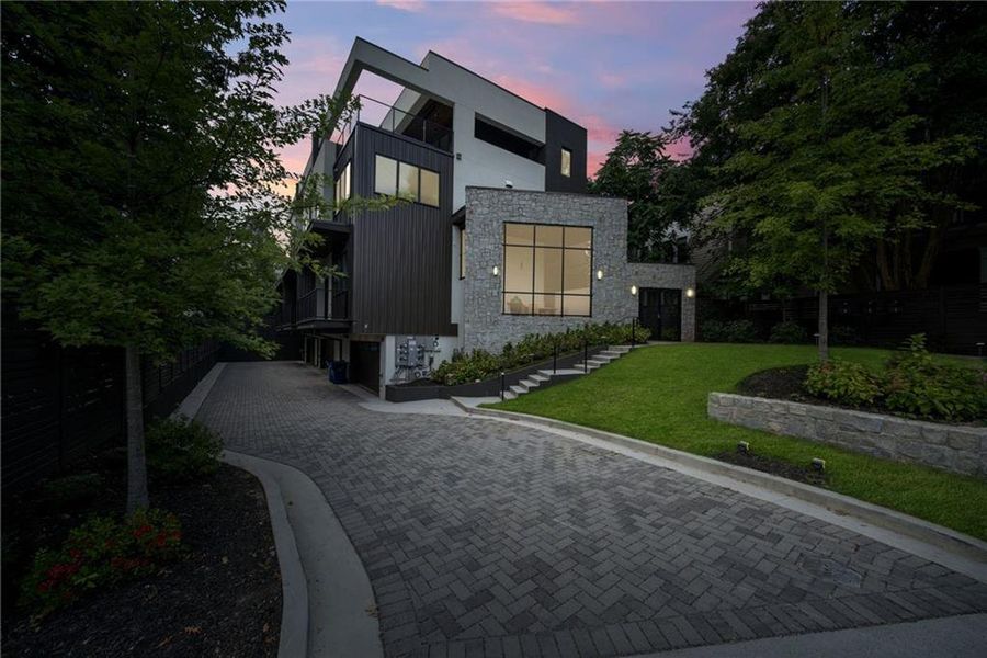 Front exterior of a new home in , Atlanta, GA, highlighting curb appeal (Image 21).