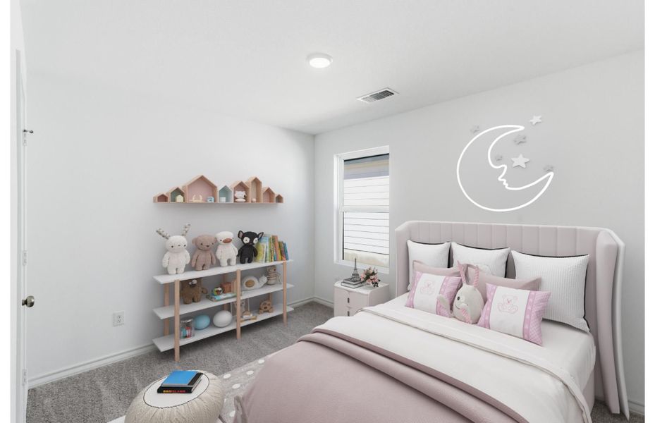 Furnished interior view inside a new home in Vista Real, Converse (Image 4).