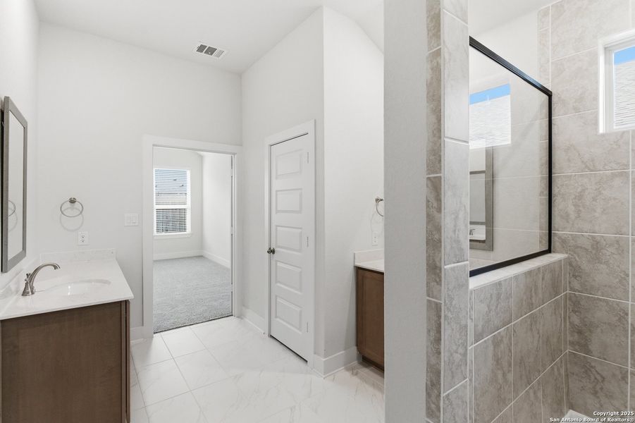 Furnished interior view inside a new home in Alsatian Oaks, Castroville (Image 14).