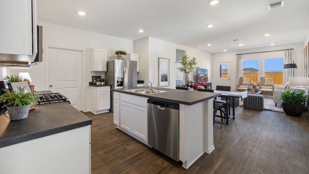 Furnished interior view inside a new home in The Reserve at Spiritas Ranch, Little Elm (Image 9).