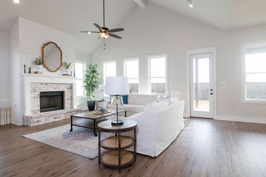 Representative furnished interior of a home built from the The Lydia by Reece Homes in Greenbrier, Bryan (Image 8).
