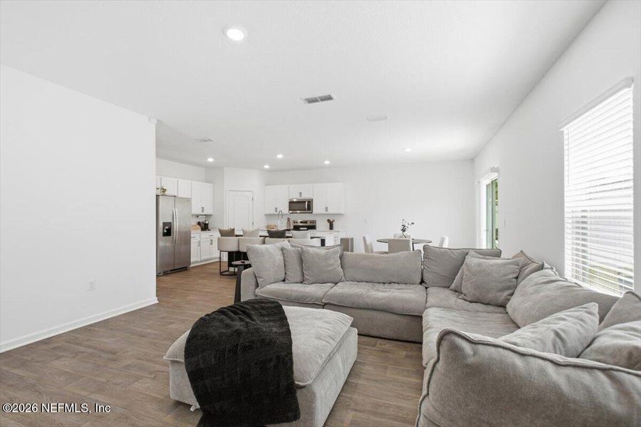 Furnished interior view inside a new home in Ravenswood Village, St. Augustine (Image 8). Furnished interior view inside a new home in Ravenswood Village, St. Augustine (Image 8).