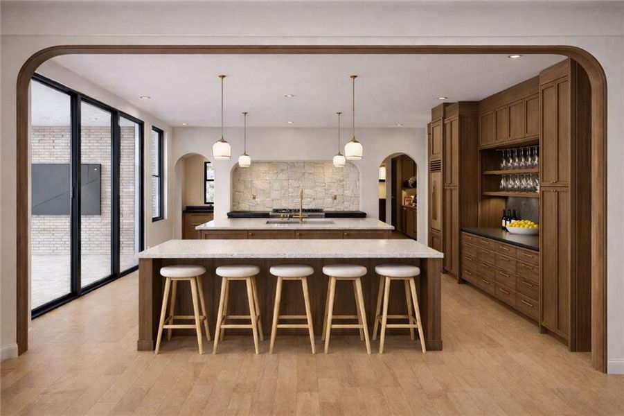 Furnished interior view inside a new home in , Buford (Image 4).