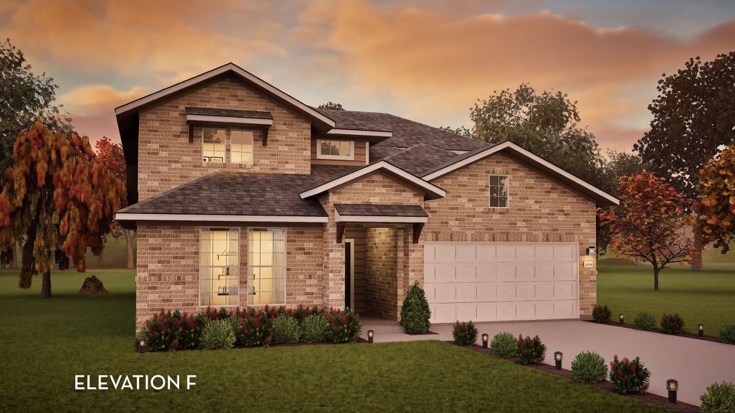 Representative exterior photo of a completed home built from the Yuma by CastleRock Communities in Megan's Landing, Castroville, TX (Image 20). Representative exterior photo of a completed home built from the Yuma by CastleRock Communities in Megan's Landing, Castroville, TX (Image 20).