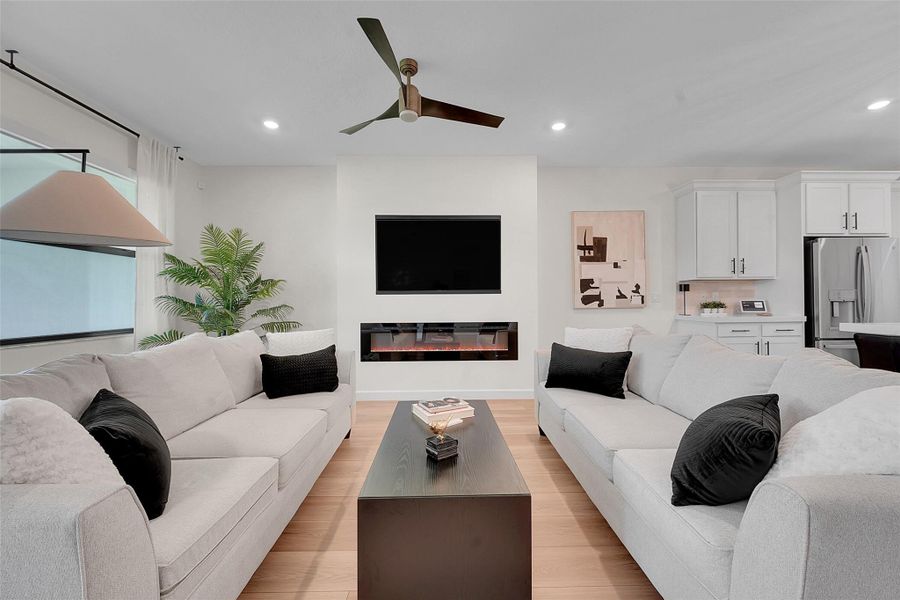 Furnished interior view inside a new home in , Loxahatchee (Image 3).